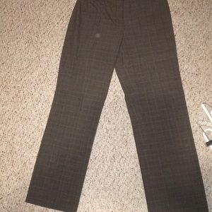Will Smith Brown and Blue Plaid Pants Size 8